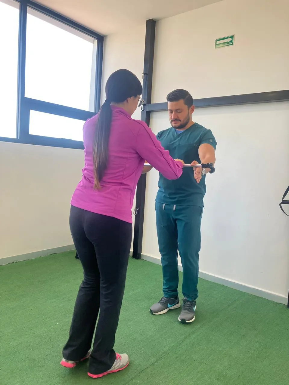 Equipo de fisioterapia en Angelópolis